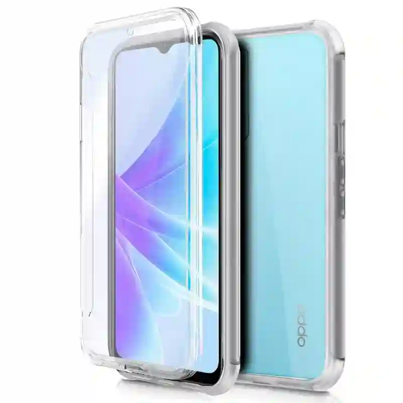 3D Silicone Cool Silicone for OPPO A57S / A77 5G / REALME NARZO 50 5G (Front Transparent + Rear)