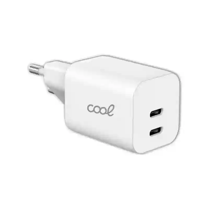 Ultra Fast PD Dual Universal Network Charger (2 x Type-C) Cool (35W) White