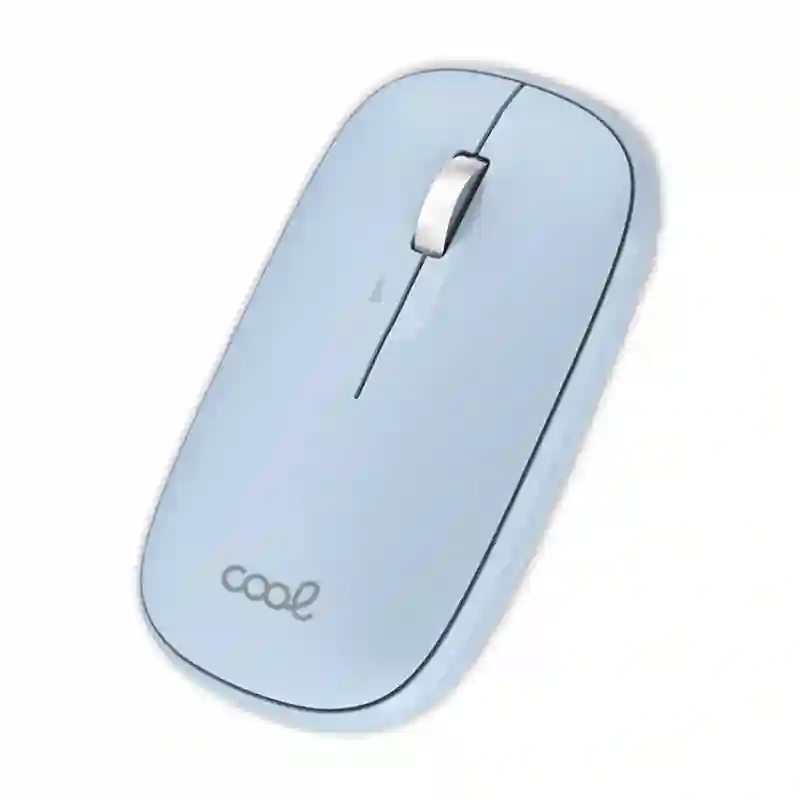 Cool Silent Silent Cool Wireless Mouse (Bluetooth + Adapt. USB) Celeste