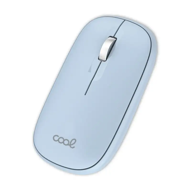 Cool Silent Silent Cool Wireless Mouse (Bluetooth + Adapt. USB) Celeste