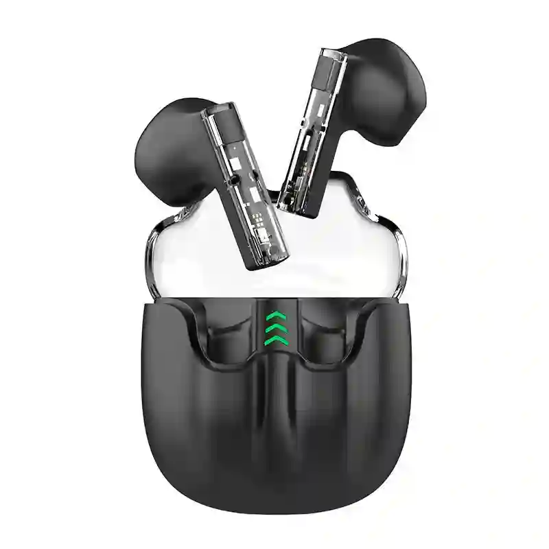 Stereo Bluetooth Dual Pod Earbuds Cool Vision Black headphones