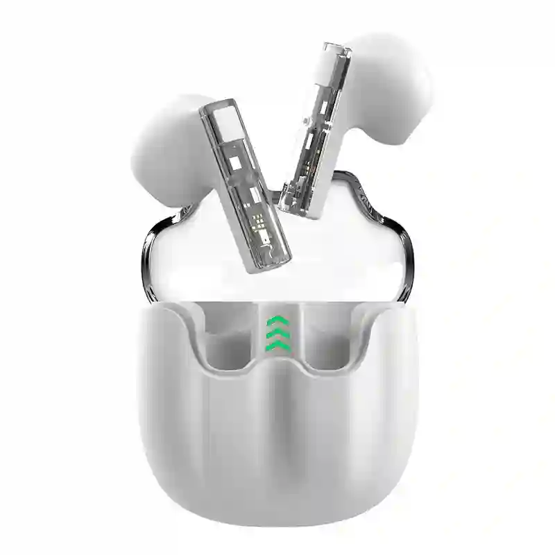 Stereo Bluetooth Dual Pod Earbuds Cool Vision Blanco headphones