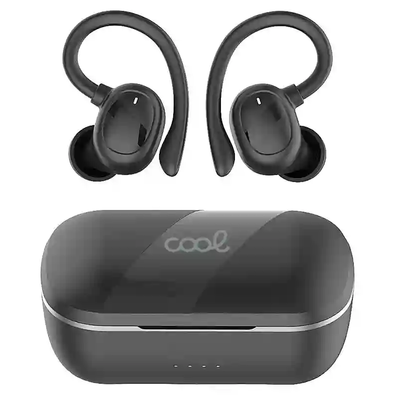 Stereo Bluetooth Earbuds Wireless Cool Fit Sport Black