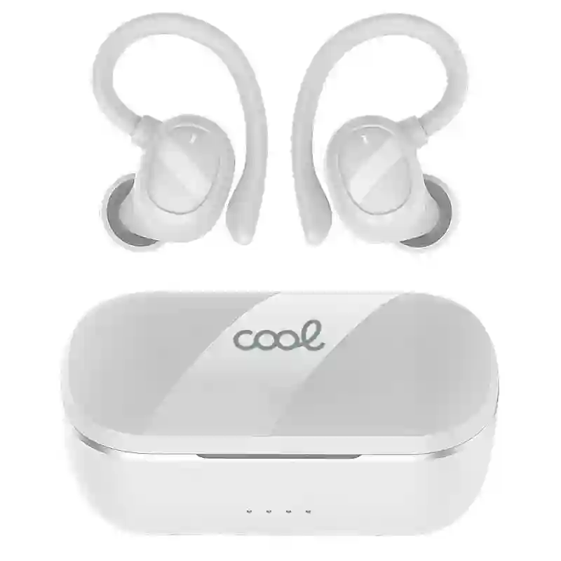 Auriculares Stereo Bluetooth Earbuds Inalámbricos COOL Fit Sport Blanco