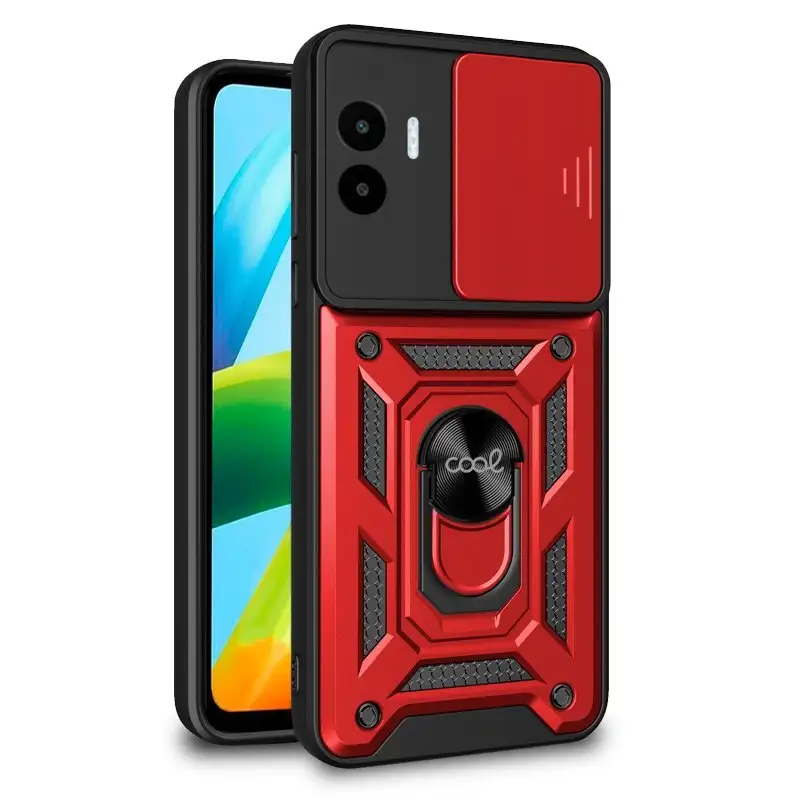 Cool housing for Xiaomi Redmi A1 / A2 Hard Ring Red