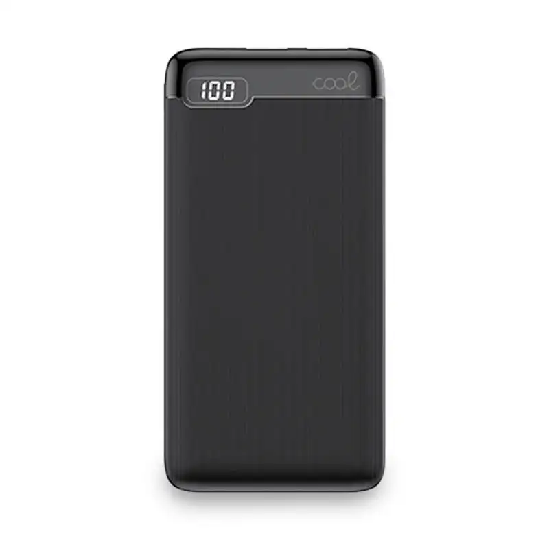 Universal External Battery Power Bank 10,000 mAh (2 x usb / 2a) Cool Slim Black
