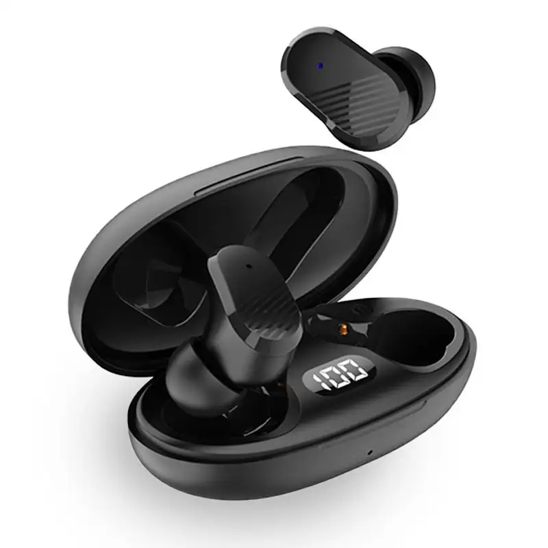Stereo Bluetooth Dual Pod Earbuds Cool Feel Negro headphones