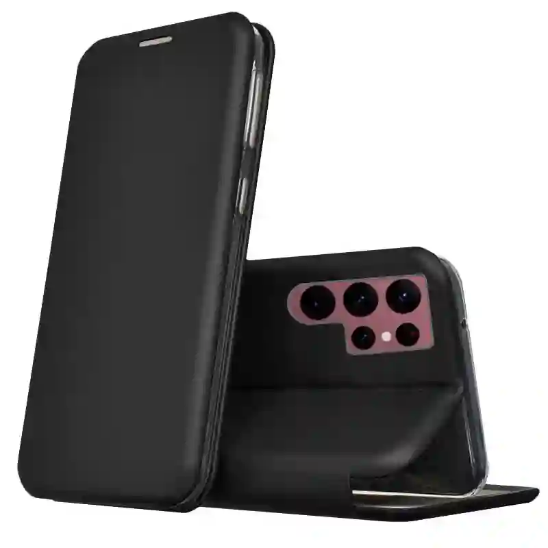 Cool Flip Cover cover for Samsung S908 Galaxy S22 Ultra Elegance Black