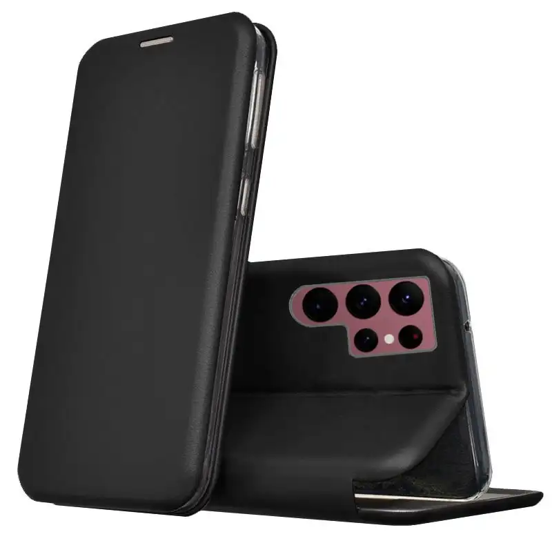 Cool Flip Cover cover for Samsung S908 Galaxy S22 Ultra Elegance Black