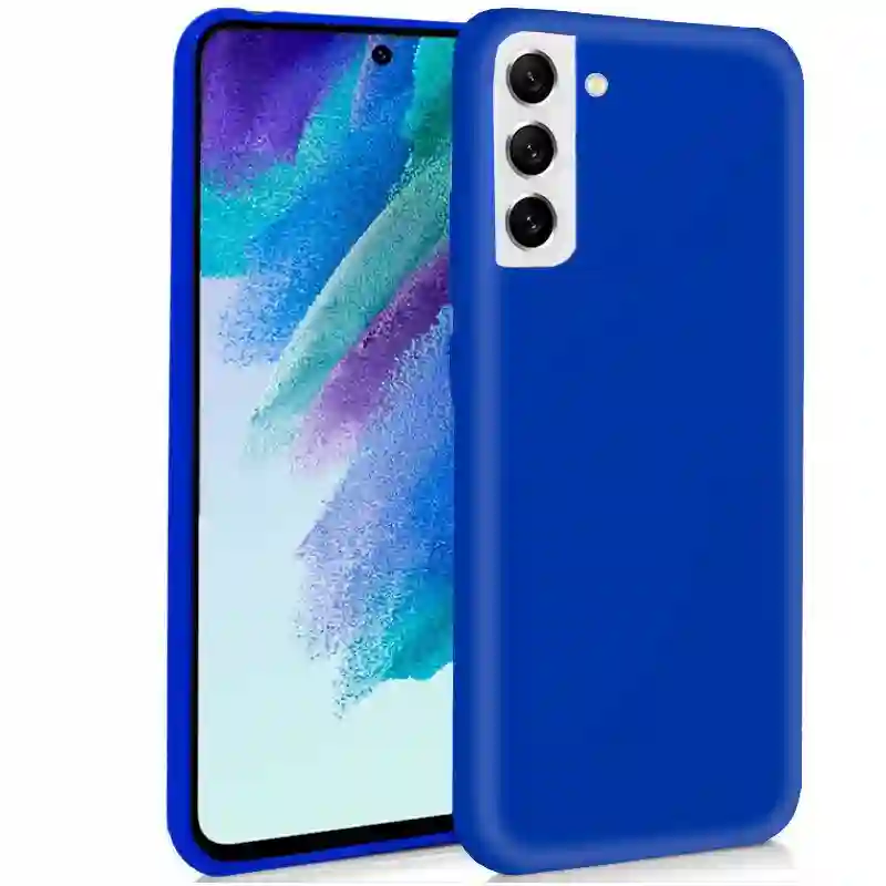 Funda COOL Silicona para Samsung G990B Galaxy S21 FE (Azul)