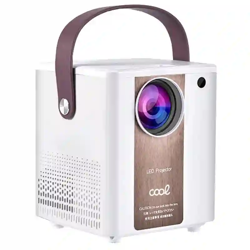 Compact Cool Rainbow 3000 Lumens Integrated Speaker + HDMI/SD/USB + WIFI Mirror (White)