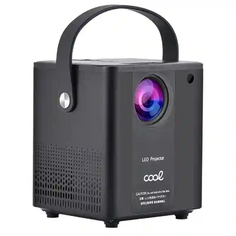 Compact Cool Rainbow 3000 Lumens Integrated Speaker + HDMI/SD/USB + WiFi Mirror (Black)