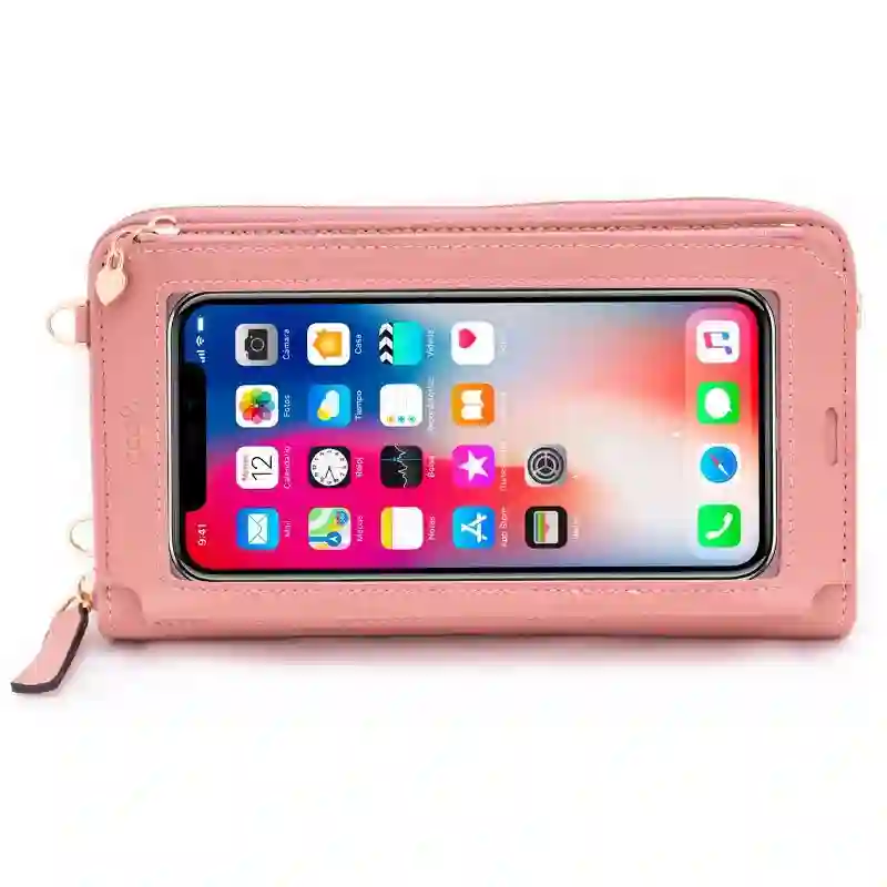 Horizontal universal bag to 6.7 inop cool pink