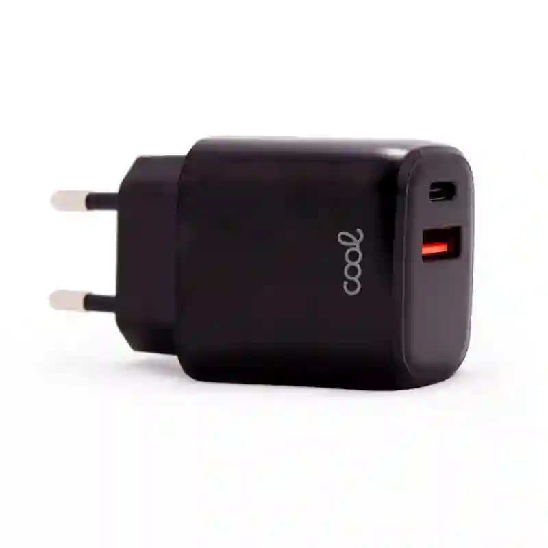 Universal Fast Charger (PD) Dual Type-C / USB Cool (20W) Black Network Loader (20W)