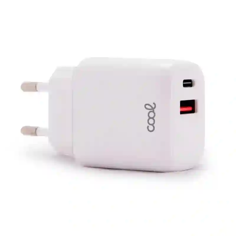 Universal Fast Charger (PD) Dual Type-C / Usb Cool (20W) White Network Loader (20W)