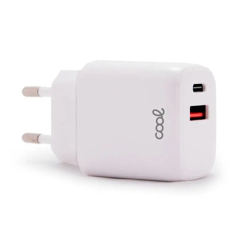 Universal Fast Charger (PD) Dual Type-C / Usb Cool (20W) White Network Loader (20W)