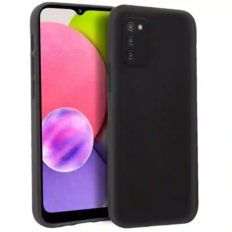Cool Silicone Cool for Samsung A037 Galaxy A03s (Black)