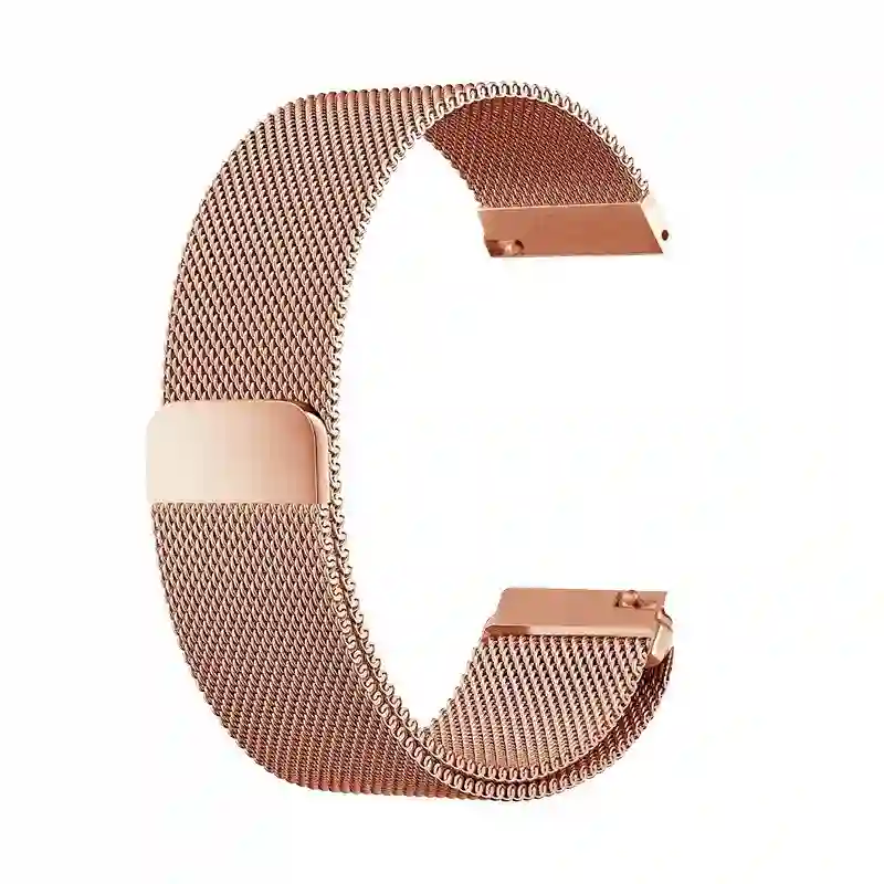 Correa Universal 20mm Amazfit Bip / GTS / Bip Lite / Huawei / Samsung / COOL Metal Rose Gold