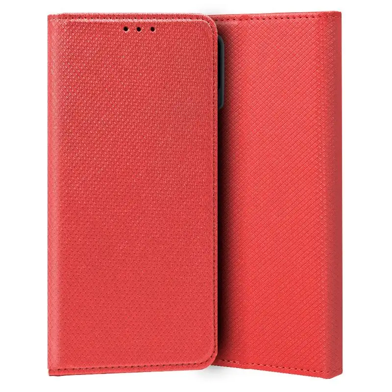 Funda COOL Flip Cover para Realme 8 / 8 Pro Liso Rojo