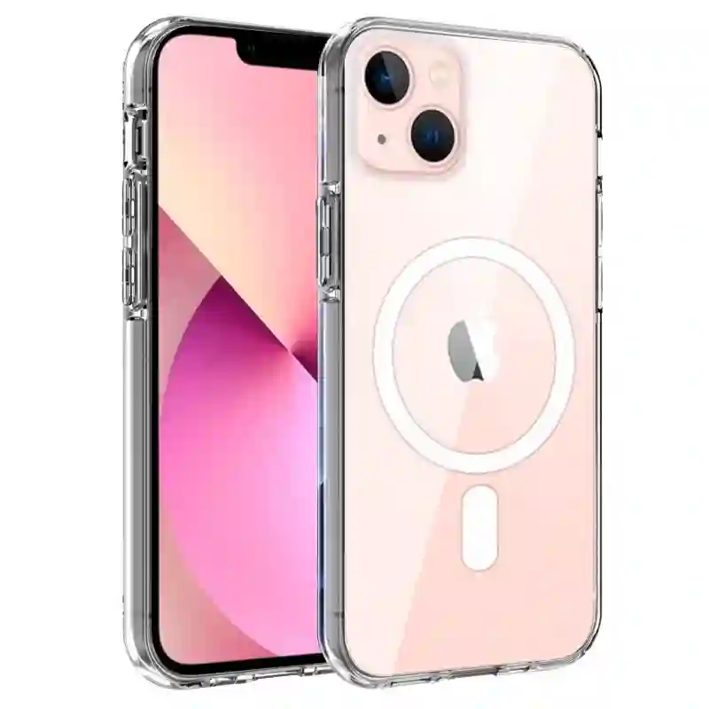 Cool housing for iPhone 13 Transparent magnetic