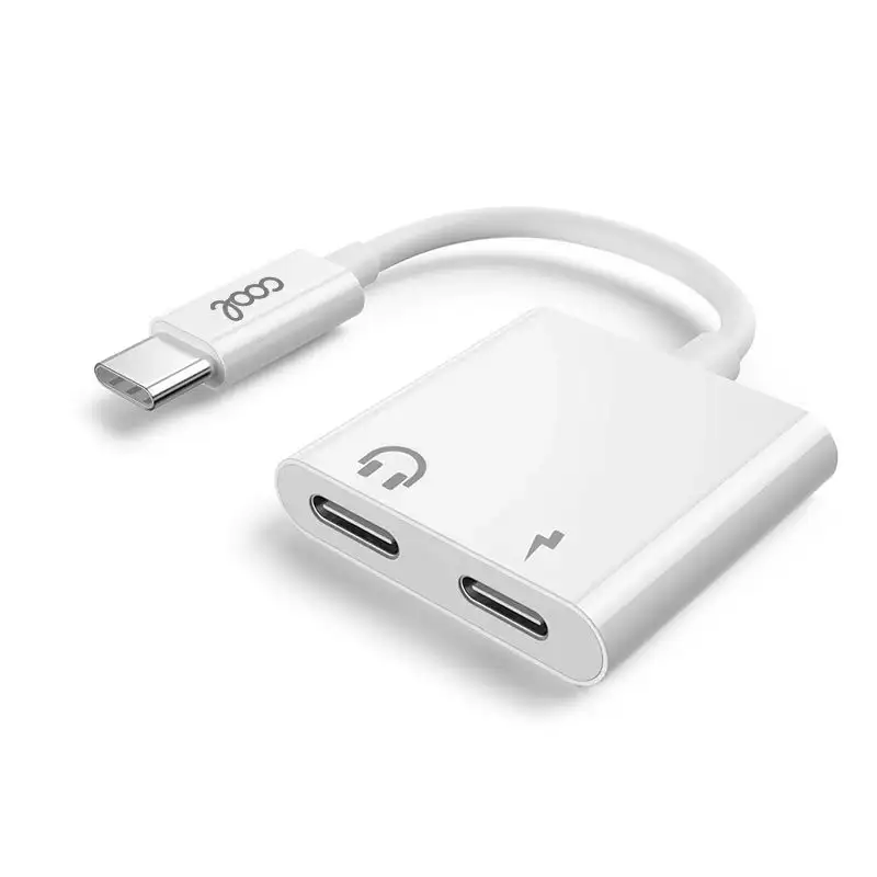 USB Dual Adapter Type-C (headphones + load) Digital Cool