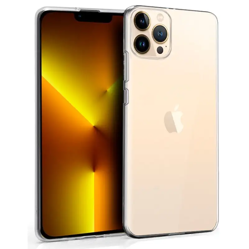 Cool Silicone Cool for iPhone 13 Pro Max (Transparent)