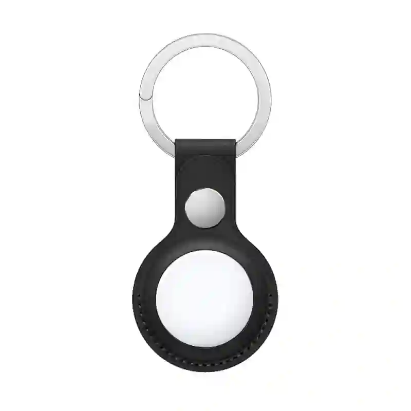 Llavero Protector COOL Compatible con AirTag Polipiel Negro