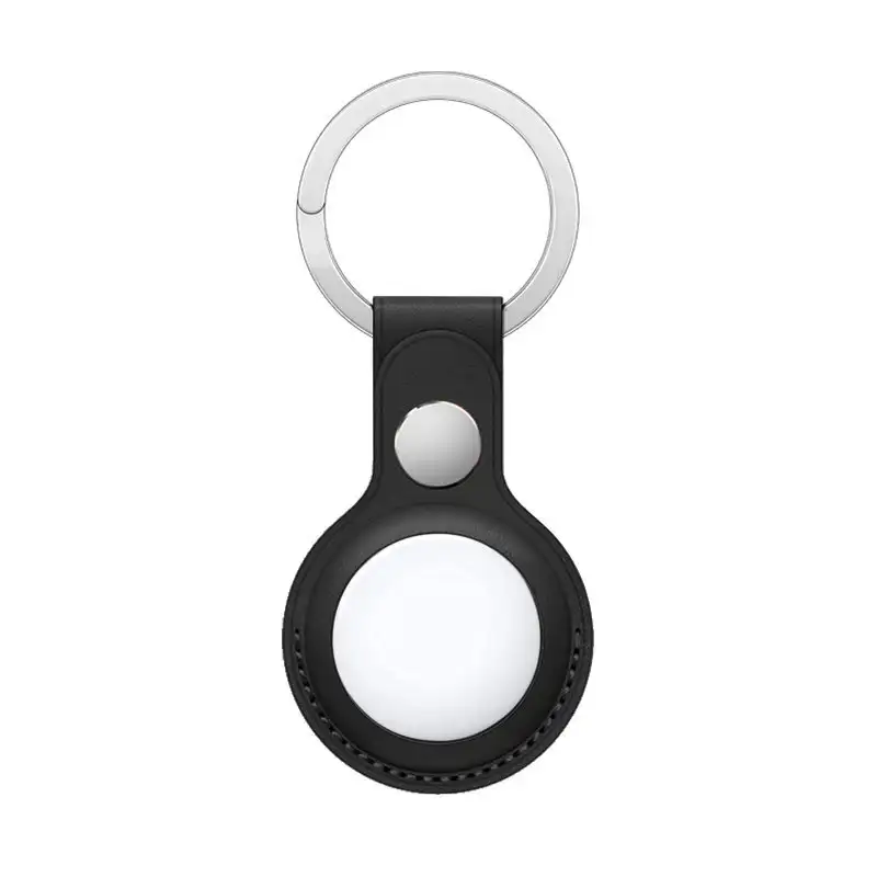 Llavero Protector COOL Compatible con AirTag Polipiel Negro