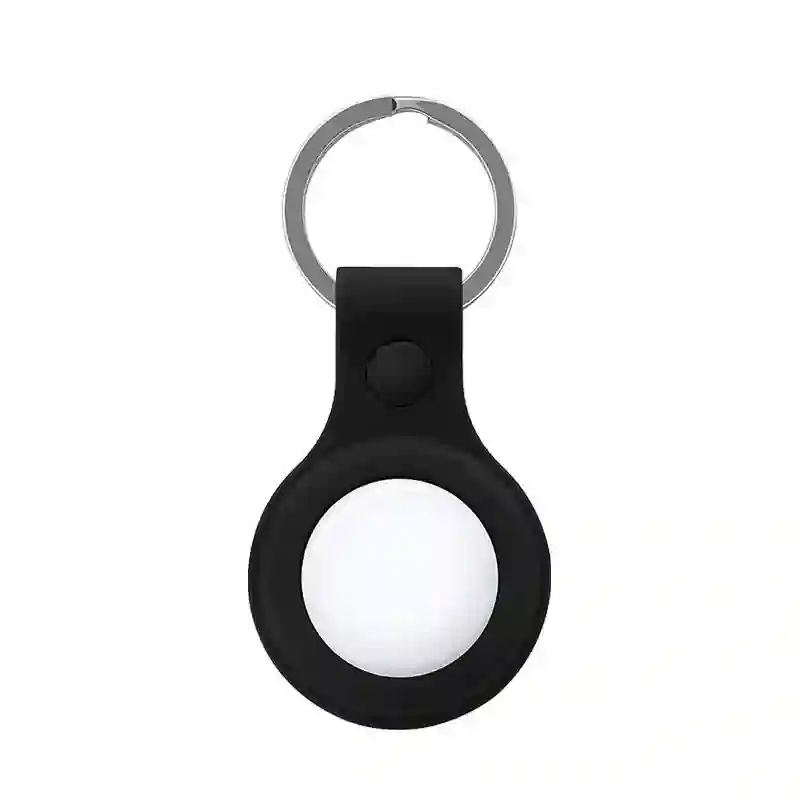 Llavero Protector COOL Compatible con AirTag Silicona Negro