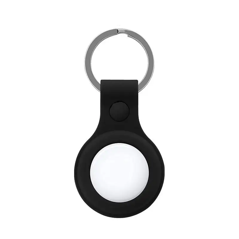Llavero Protector COOL Compatible con AirTag Silicona Negro
