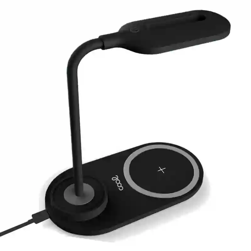 LED LAMP + Wireless load Black Cool