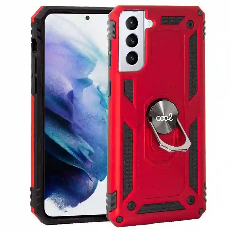 Cool housing for Samsung G996 Galaxy S21 Plus Hard Red ring