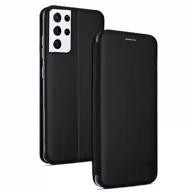 Cool Flip Cover cover for Samsung G998 Galaxy S21 Ultra Elegance Black