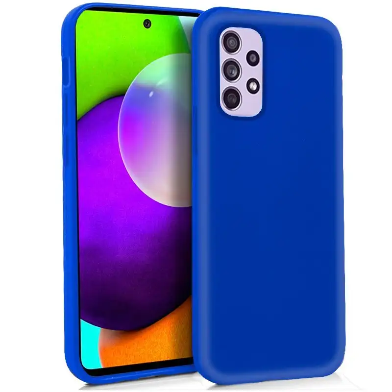 Cool Silicone Cool for Samsung A525 Galaxy A52 / A52 5G / A52S 5G (Blue)