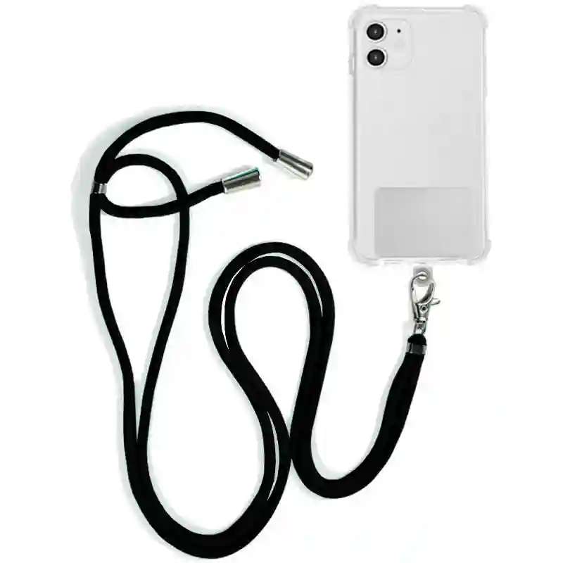 Universal cool pendant cord with black smartphone card
