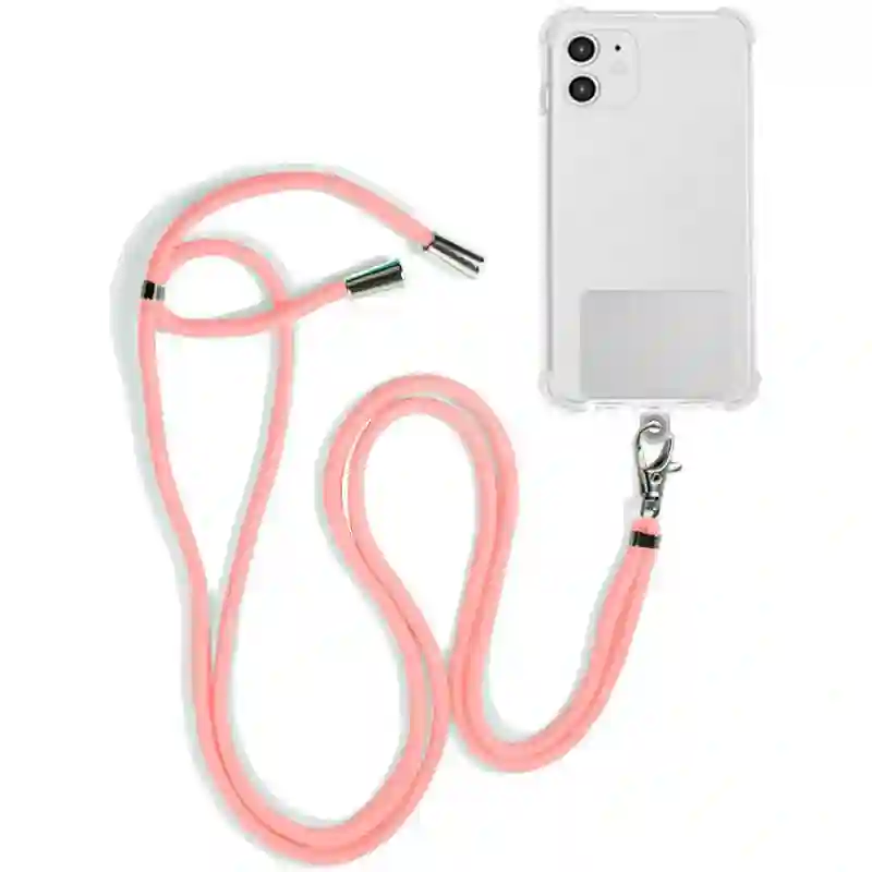 Cordón Colgante COOL Universal con Tarjeta para Smartphone Rosa