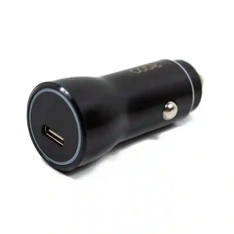Universal car charger Type C input (PD) Cool (18W) Black