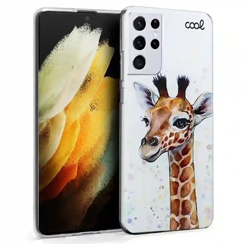 Cool housing for Samsung G998 Galaxy S21 Ultra Giraffe drawings