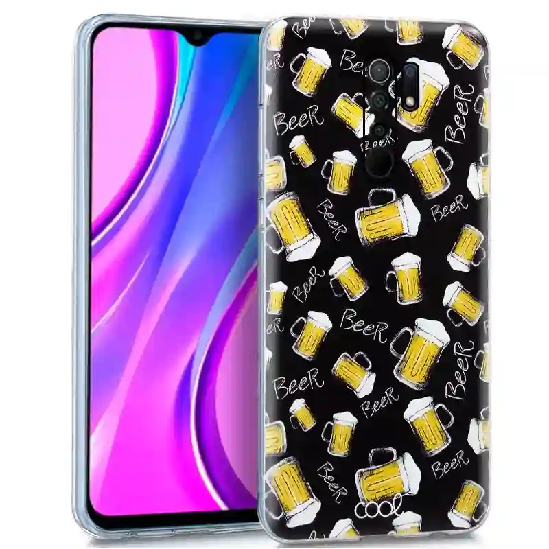 Cool housing for Xiaomi Redmi 9 Beer Drawings