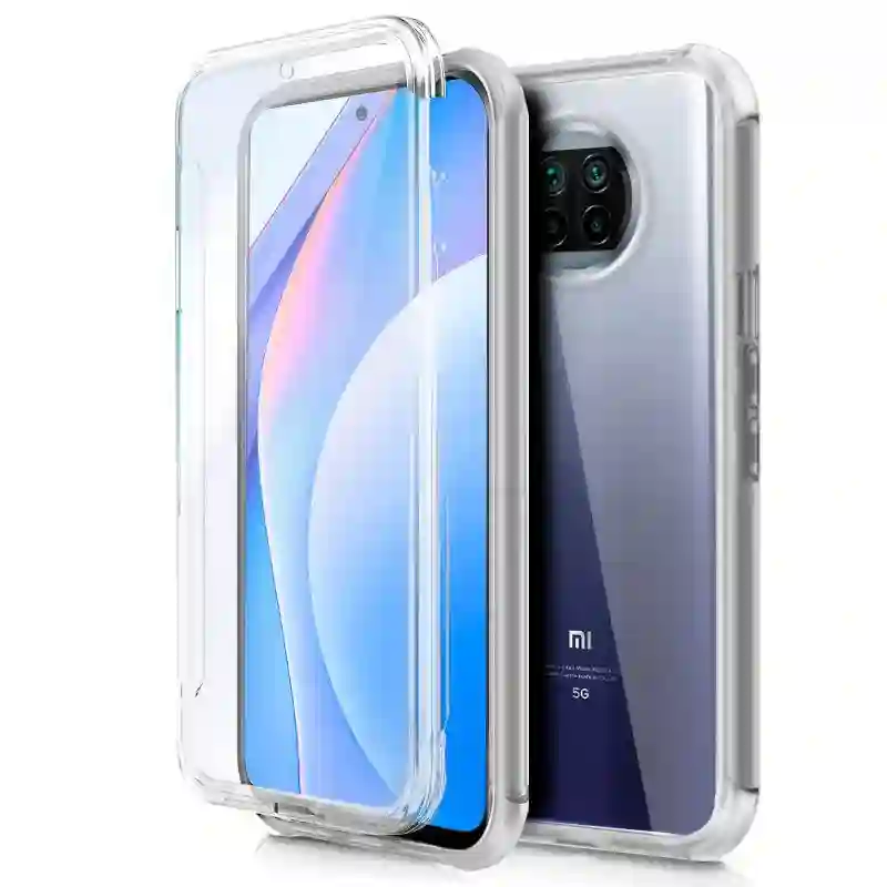 3D silicone cool case for xiaomi mi 10t lite (front transparent + rear)