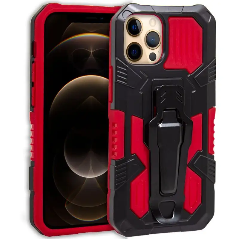 Cool housing for iPhone 12 pro max hard clip red