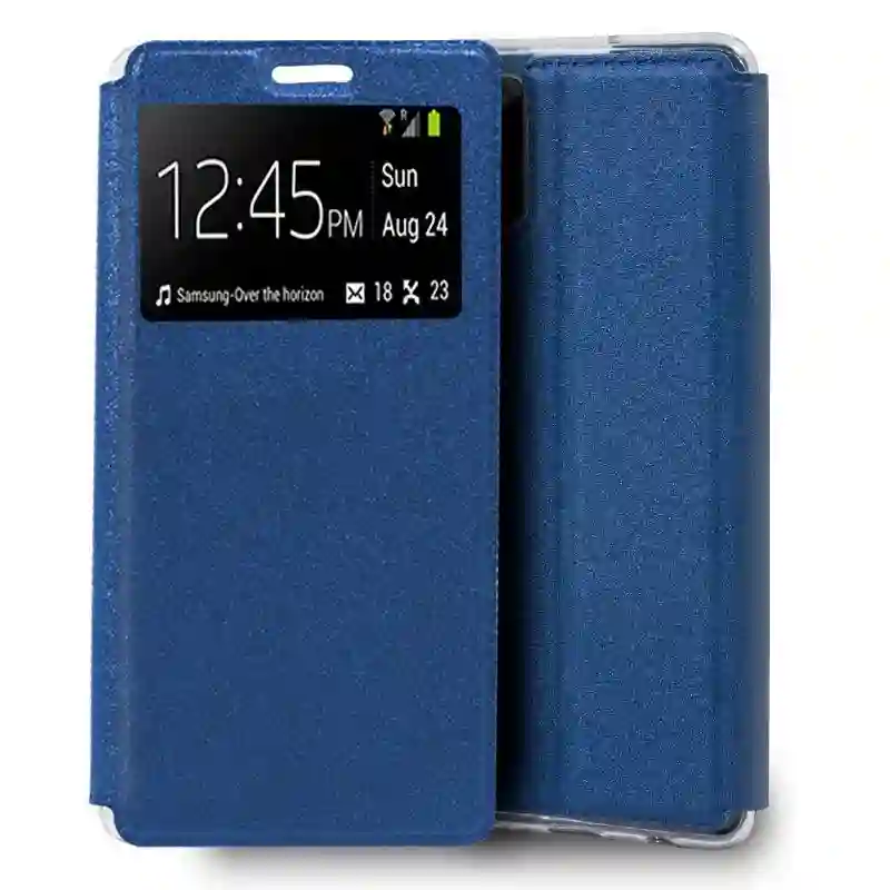 Cool Flip Cover cover for Samsung N980 Galaxy Note 20 Blue Smooth