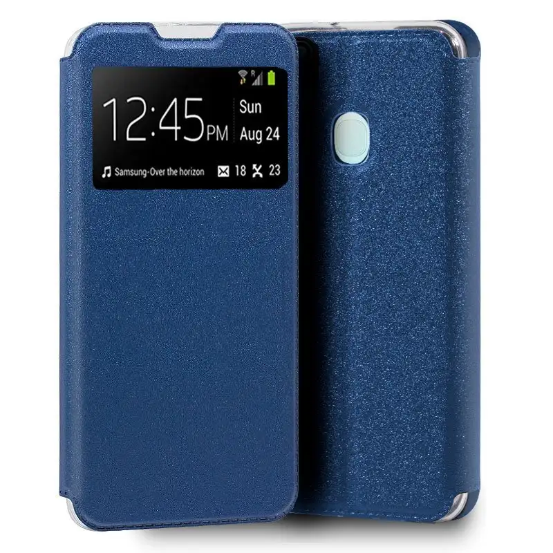 COOL FLIP COVER FUNDA FOR SAMSUNG A217 GALAXY A21S BLUE