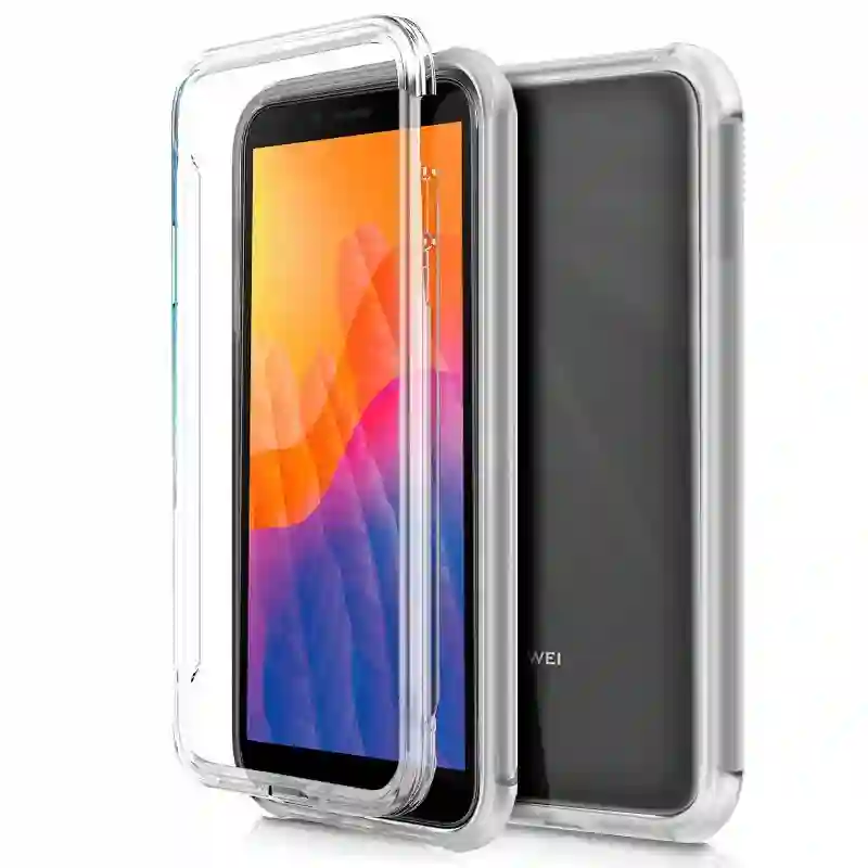3D silicone cool cover for Huawei Y5P (front transparent + rear)