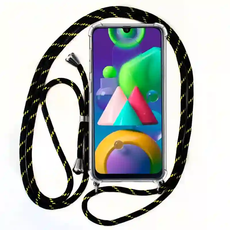 Cool housing for Samsung M215 Galaxy M21 Black Cord-Yellow