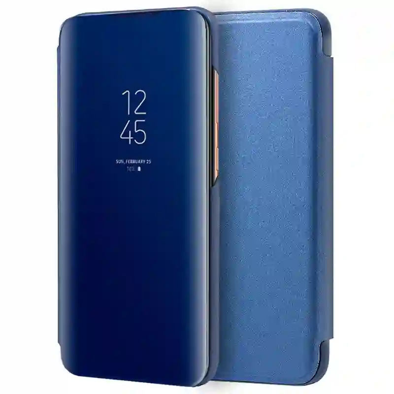 Cool Flip Cover cover for Samsung A705 Galaxy A70 Clear View Blue