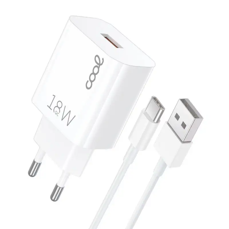 Universal type-c connector network 3amp (fast charging) kit 2 in 1 white