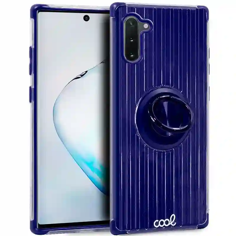 Cool housing for Samsung N970 Galaxy Note 10 Hard Blue ring