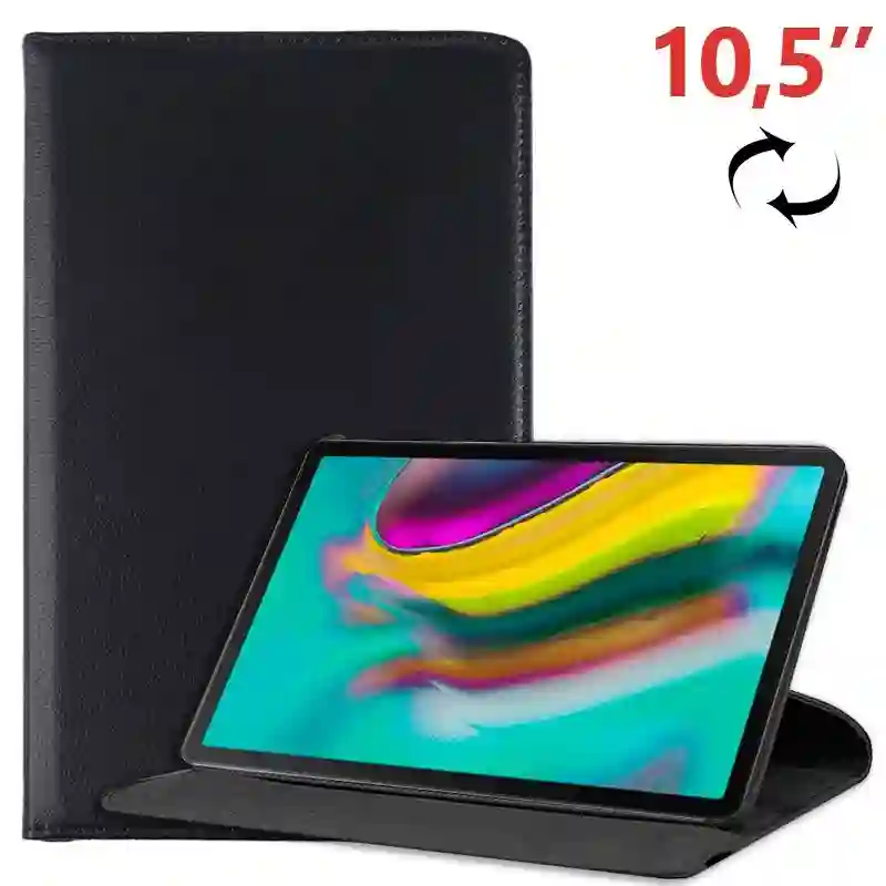 Cool case for Samsung Galaxy Tab S5e T720 / T725 Black Polypiel 10.5 in