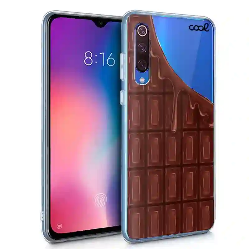 Cool housing for xiaomi mi 9 chocolate clear